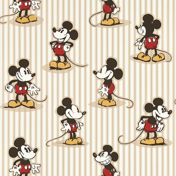 Mickey Stripe Wallpaper - 217273